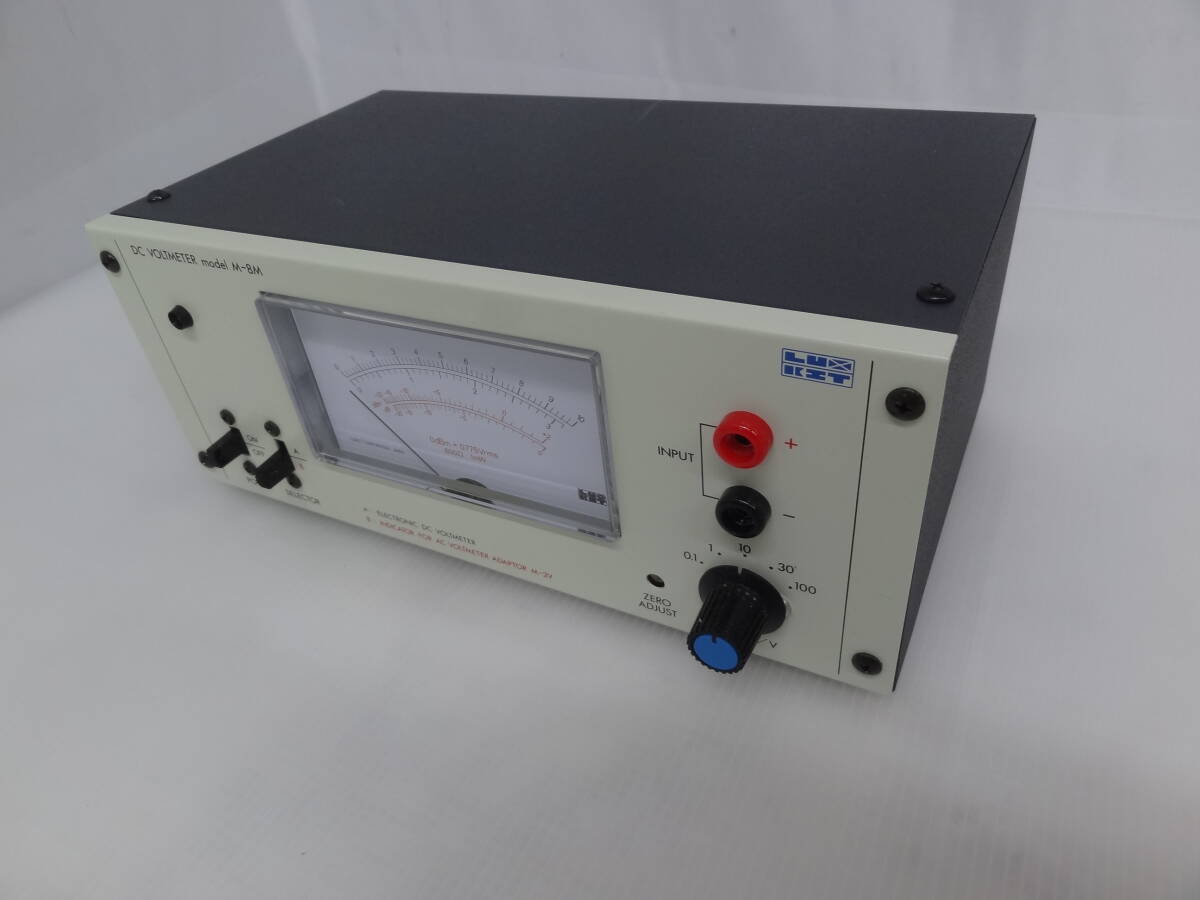 〈LUXKIT〉　ラックスキット　DC VOLTMETER　M-8M
