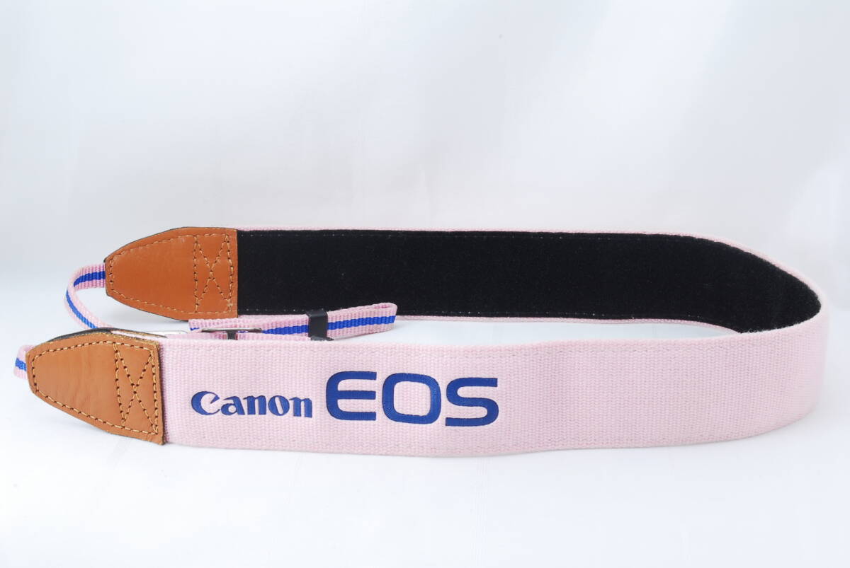 ☆Canon キヤノン CPE ピンク 青色 カメラ ストラップ EOS イオス CANON’S PERSONAL EQUIPMENT ショルダー ネック Camera Strap☆　