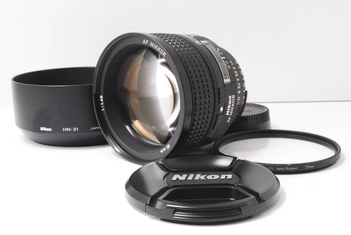 良品★ニコン NIKON AF NIKKOR 85mm 1.4D★5286