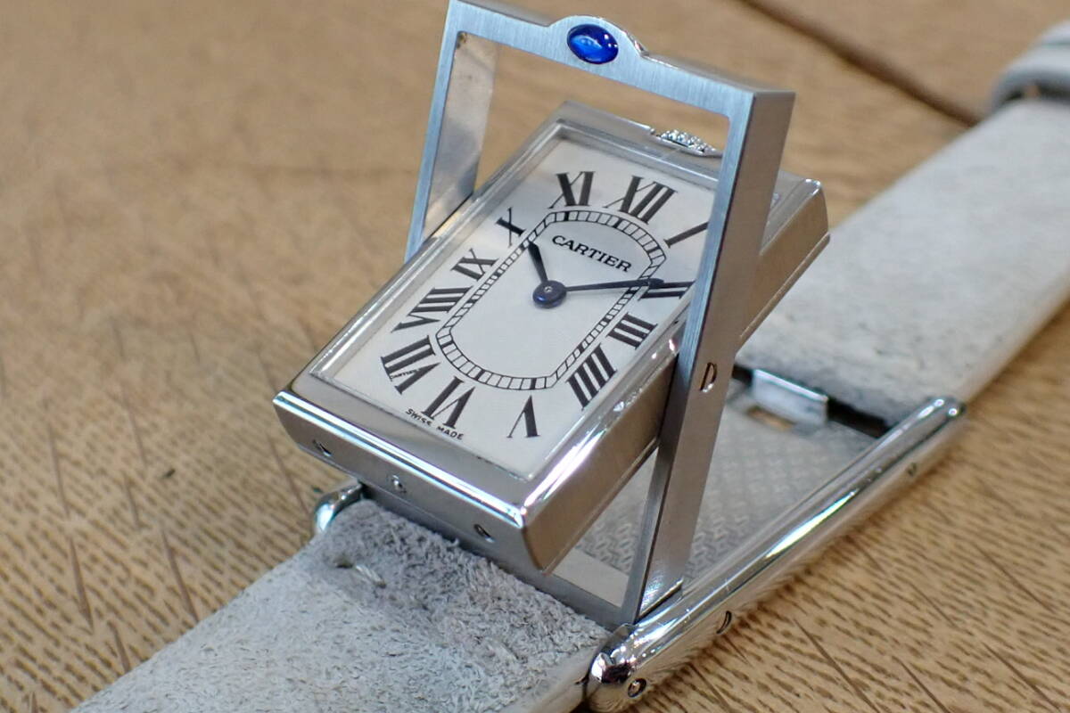 カルティエ　タンク　バスキュラント　手巻き　LM　Ref.2390