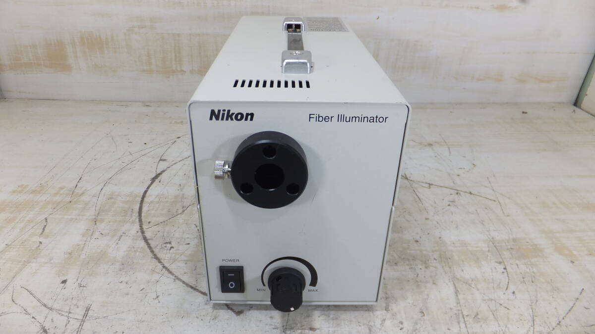 ①Nikon ニコン【C-Fl115】ファイバーイルミネーター｜顕微鏡光源装置