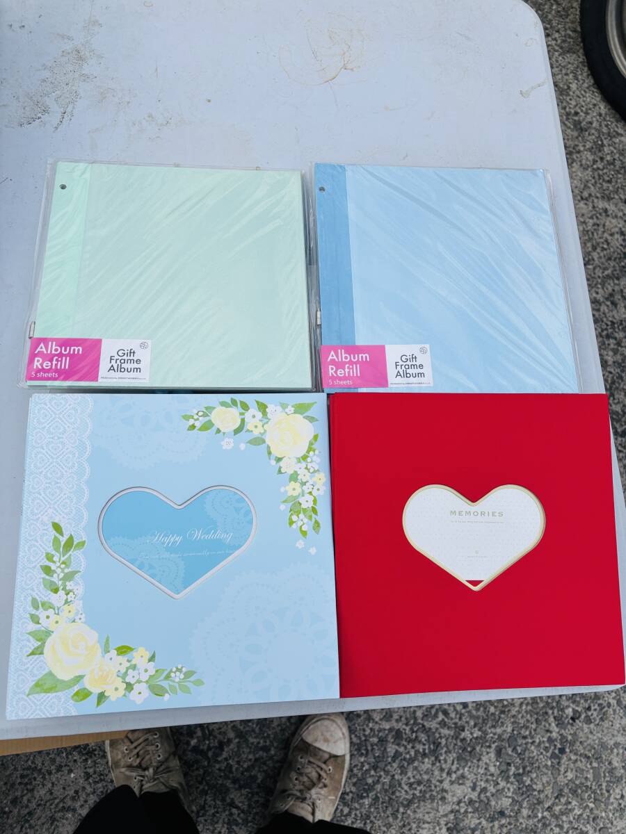 119 フォトアルバム セット 婚礼用 思い出 ギフト 未使用品