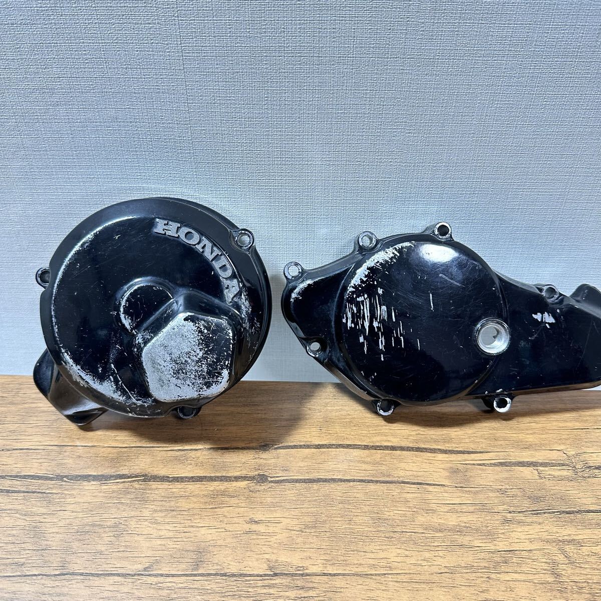 CBR400F NC17 HONDA 純正 スターターカバー ダイナモカバー ジェネレーターカバー エンジンカバー 当時物 旧車 (167）