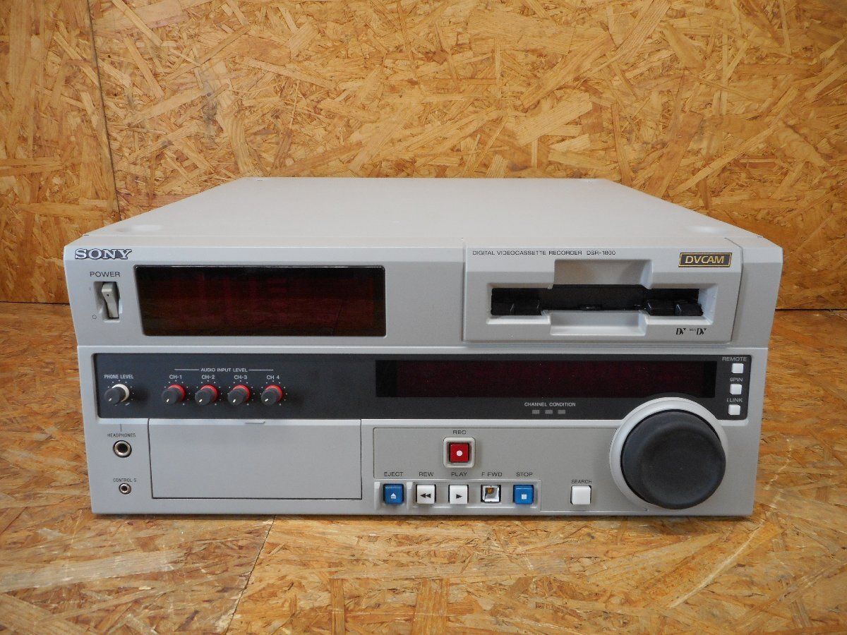 ◎SONY DSR-1800 DVCAMレコーダー DRUM 92×10H 現状品◎V-787
