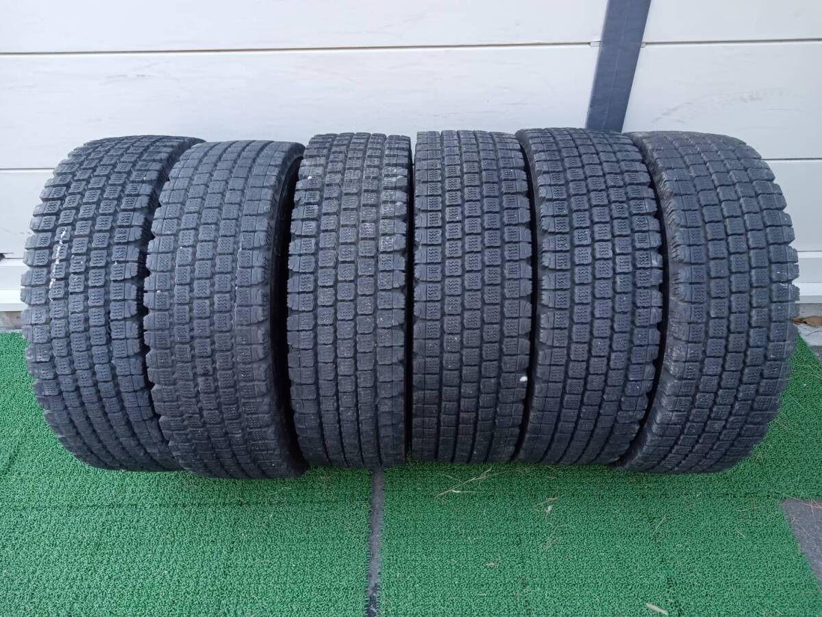 ★残り溝約11.0-13.0mm★19年製★ ブリヂストンW910 215/70R17.5 123/121J　6本セット スタッドレス　C1021