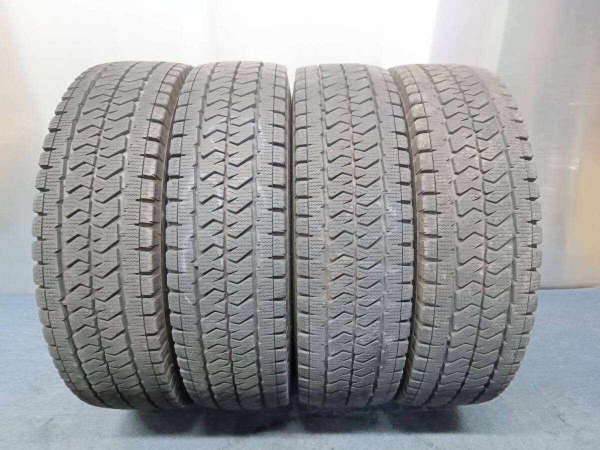 ★残り溝約6.5-8.7mm★23年製★ ブリヂストンBLIZZAK VL10 195/80R15 107/105N LT　4本セット スタッドレス　C1394