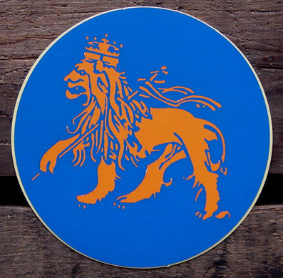 m-69 Original Sticker Jah Lion ジャーライオン ステッカー ワンラブ レゲエ ピース