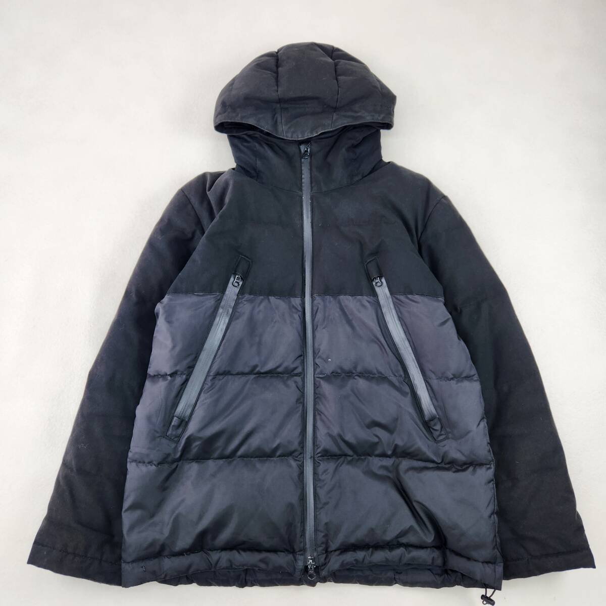 COMME des GARCONS HOMME　ダウンジャケット　コムデギャルソンオム フード ダウン 黒 ブラック メンズ M L相当