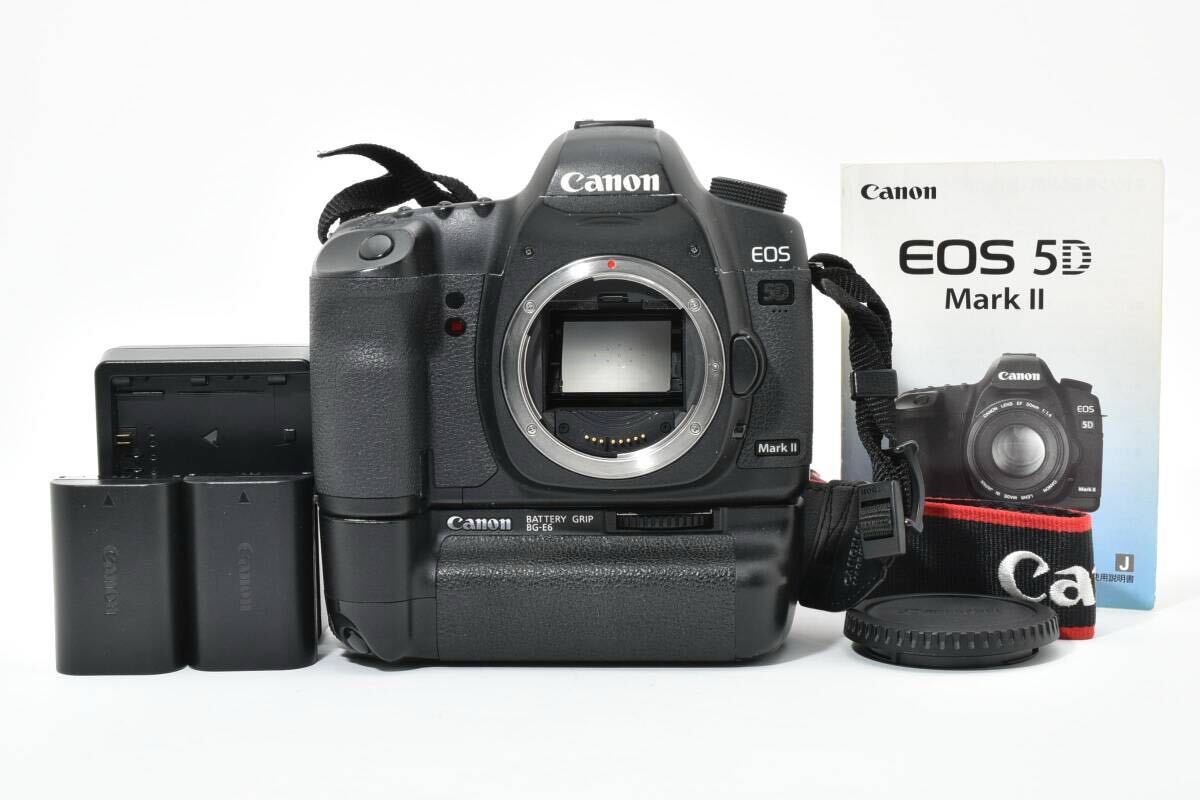 【美品・動作品】Canon EOS 5D　Mark2　充電器・バッテリー付き　No.1040