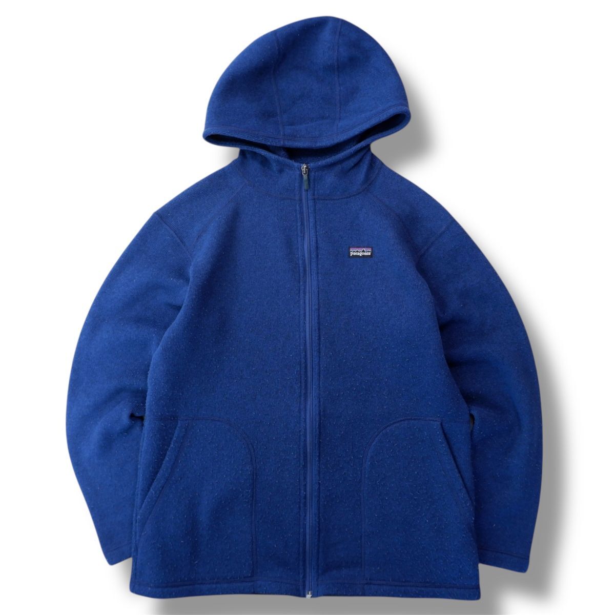 国内正規★ Patagonia パタゴニア Kids Better Sweater ベター セーター フーディ XLサイズ レディース ジップ ジャケット 青 パーカー