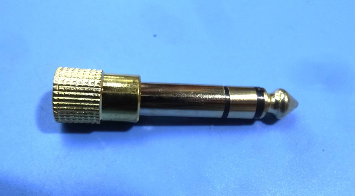 ヘッドフォン 3.5mm 変換 6.5mm 変換アダプター 3.5mm→6.5mm 