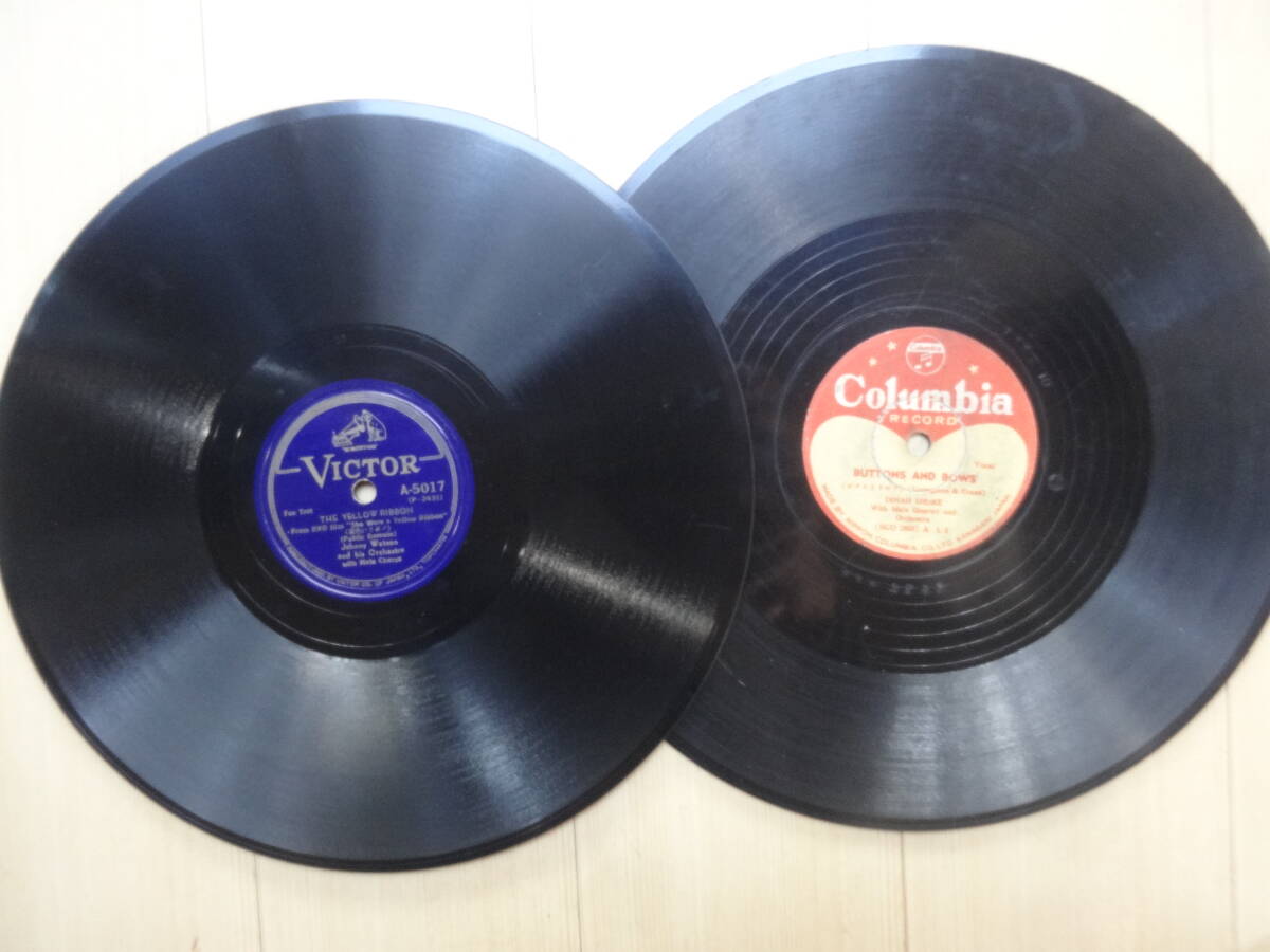 映画音楽/「黄色いリボン/駅馬車の唄」 ジョニー・ワトソン楽団 ボタンとリボン/ ダイナショー 他2枚