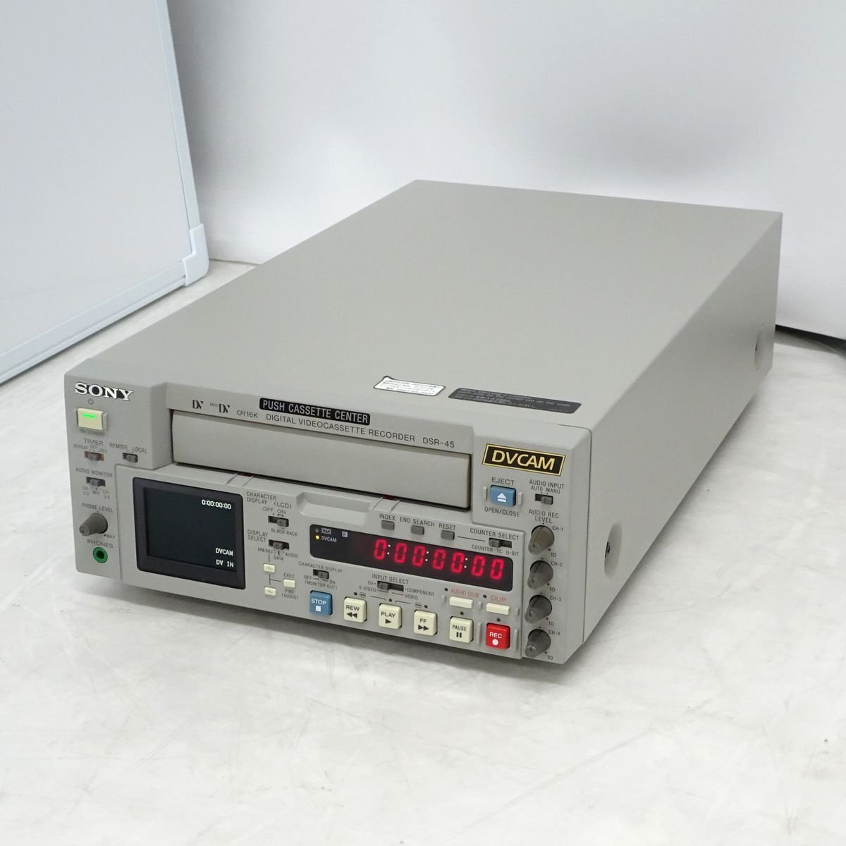 SONY DSR-45 DVCAMレコーダー（ドラム時間 71×10時間/DVCAM・DV）【中古/再生・録画OK/難あり動作品】#426379