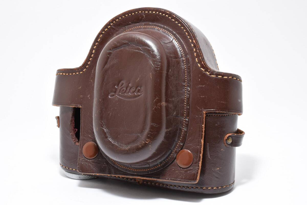 LEICA レザーケース 茶 ライカ カメラ ケース #4175