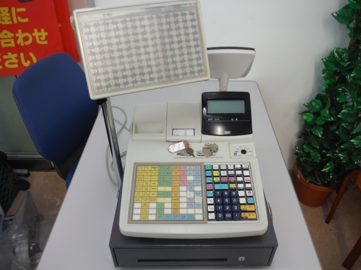 ○BEj　TEC テック　電子レジスター　FS-1550　中古　引取歓迎