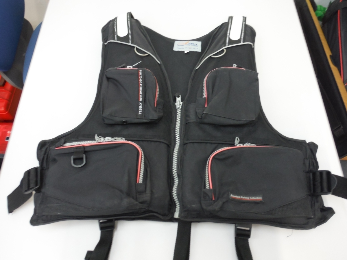 ○BFa　X-SELL　エクセル　フローティングジャケット　フリーサイズ　中古　鳥取県　引取歓迎