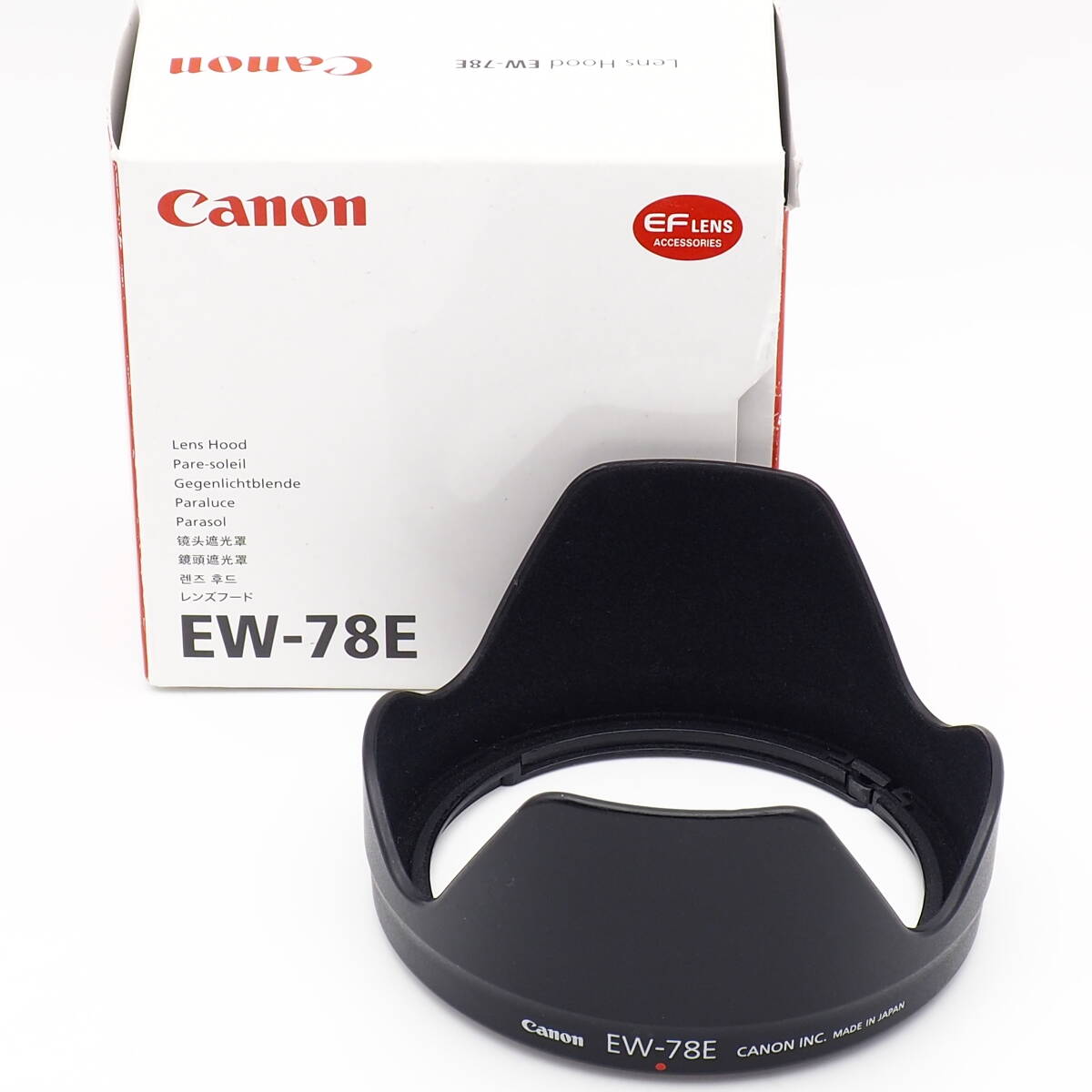 Canon EW-78E Lens Hood for EF-S 15-85mm F3.5-5.6 IS USM Lレンズ同等 内側植毛 高品位タイプ レンズフード 中古格安/お買い得 