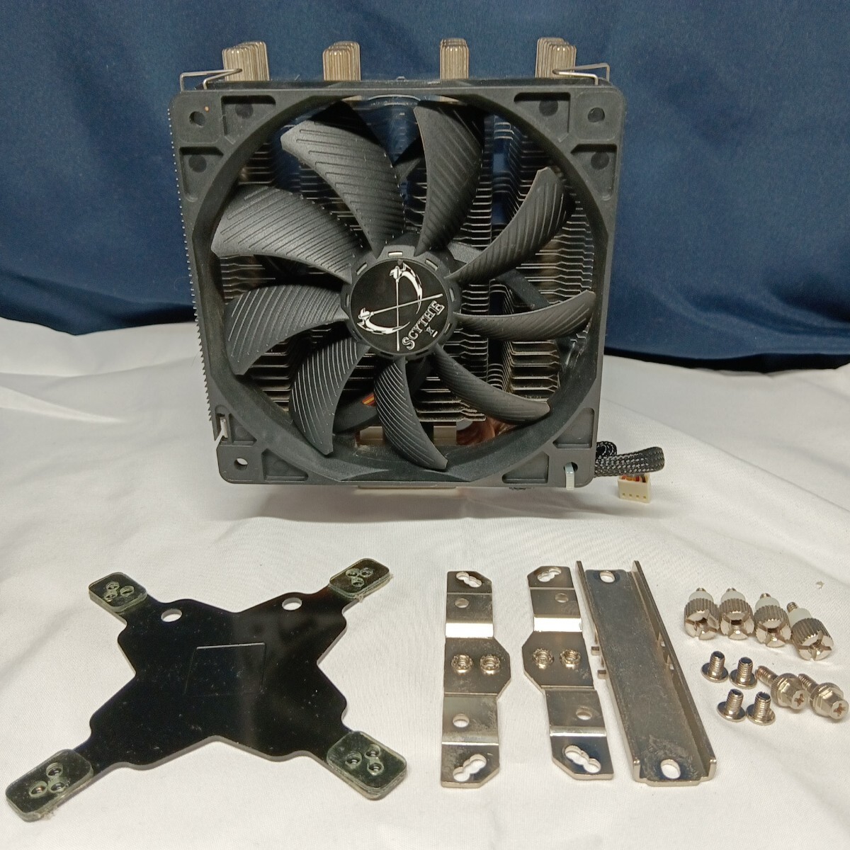 k1【ジャンク品】 SCYTHE 120mmサイドフロー型CPUクーラー LGA115x系 