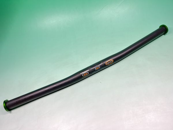 TRIGON hipact カーボン フラットハンドル 500mm Φ25.4mm ハンドル フラットバー トライゴン 1インチ 0124R2604/80