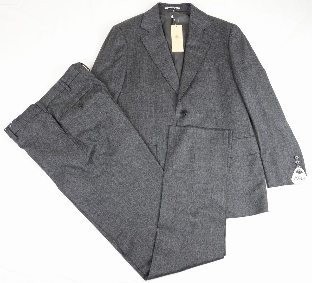 ●オンワード樫山J.PRESS紳士スーツ(AB5,グレー,SW0720,REDA ACTIVE,ノータック)新品