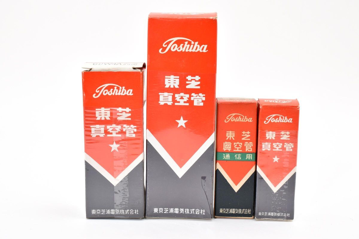 RU544★東芝 TOSHIBA 真空管 6BK4A (箱違い) 6DW4A 12BY7A 6FQ7 4種セット