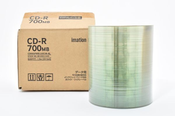 RU374★imation CD-R 700MB データ用 100枚