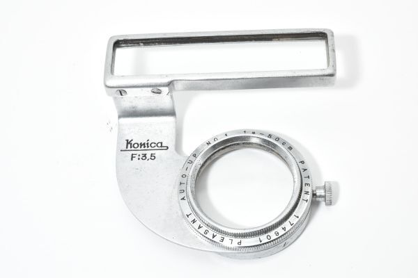 RU404★コニカ Konica PLEASANT AUTO-UP NO.1 F3.5 1M-50cm オートアップ