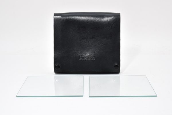 RU445★ケンコー Kenko テクニカルホルダー用 ガラス 100×100mm TECHNICAL GLASSES 2枚 ケース付き