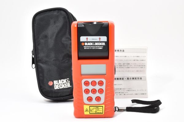 RU455★BLACK & DECKER BDSM400 TYPE1 壁裏センサー付 デジタル距離計