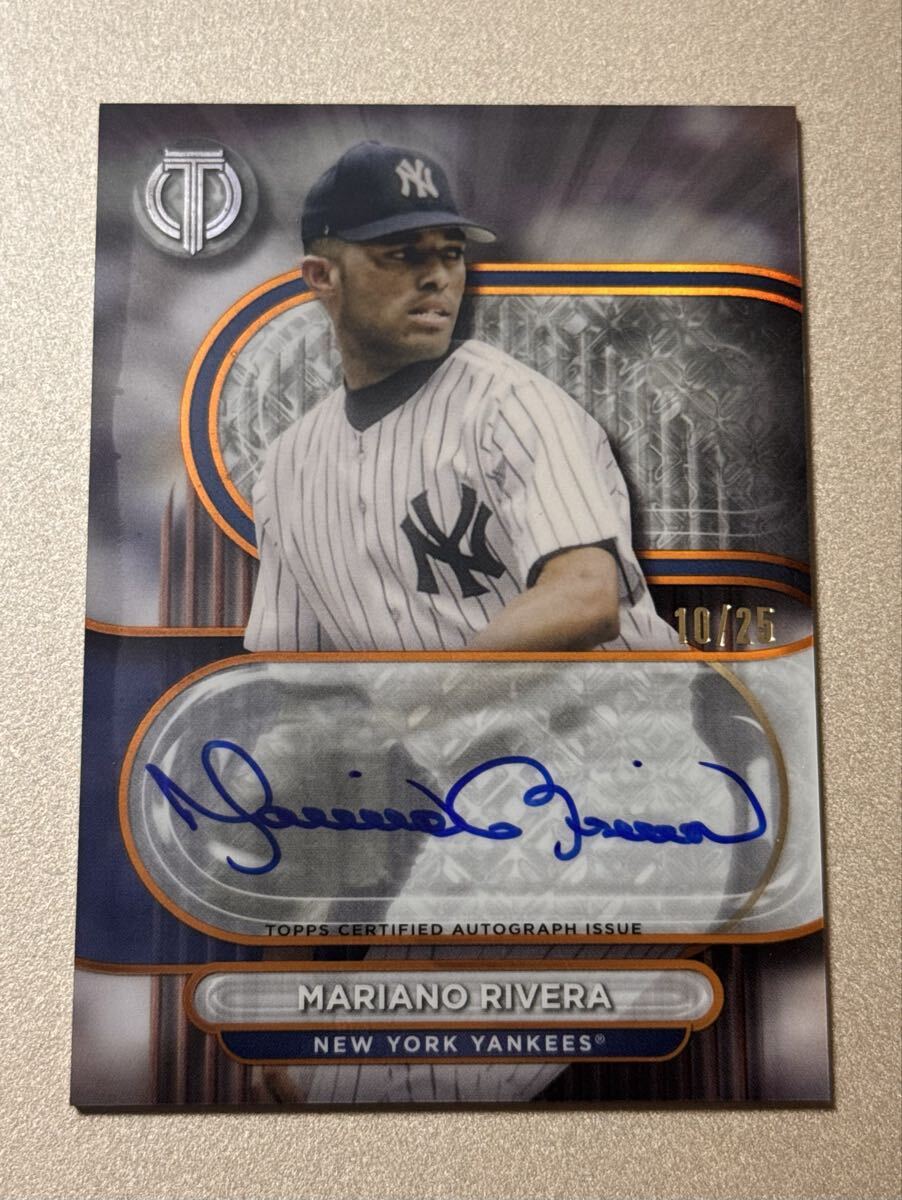 マリアノ・リベラ ヤンキース Yankees Mariano Rivera Topps 2024 Auto 直筆サインカード