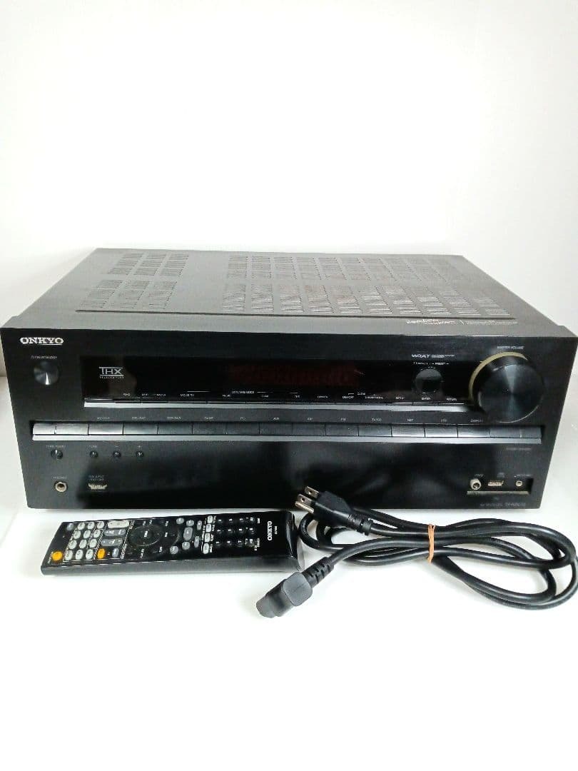 【通電確認】ONKYO TX-NR616 AV　レシーバー オンキョー アンプ　リモコン