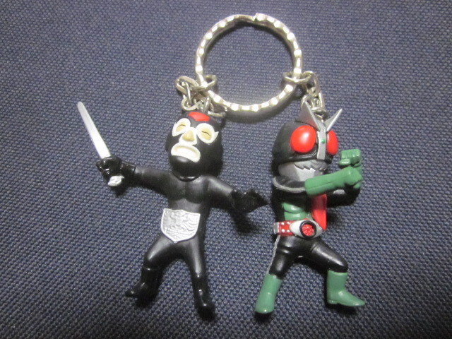 ■ライダーvs戦闘員 仮面ライダー旧２号vsショッカー戦闘員 フィギュアキーホルダー■