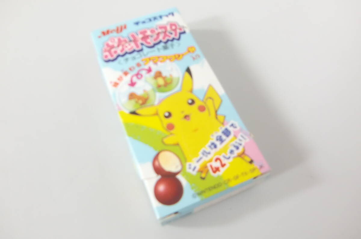 レア ポケットモンスター Meiji チョコスナック 空箱 明治製菓株式会社4　当時物　現状品