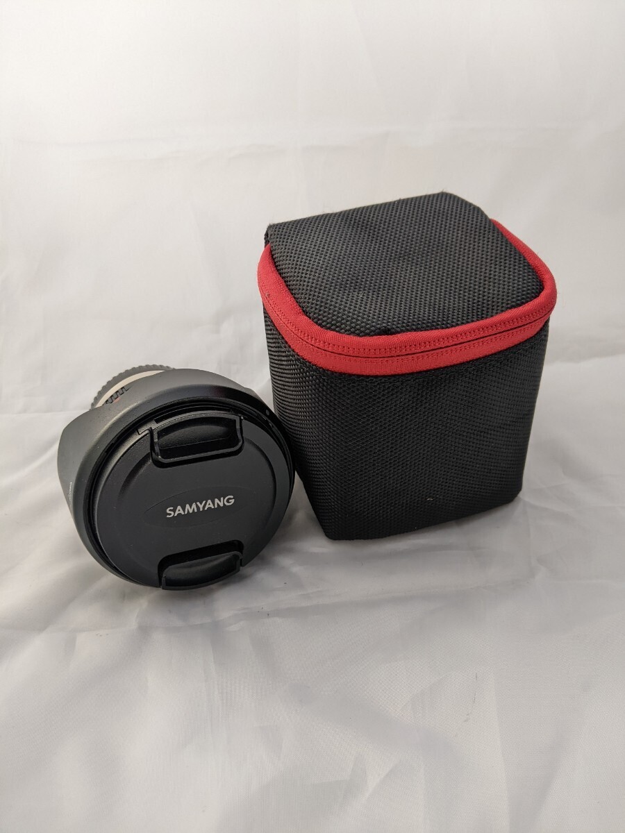 ★美品★SAMYANG 12mm F2.0 NCS CS ブラック FUJIFILM Xマウント　ケース付き　#12251
