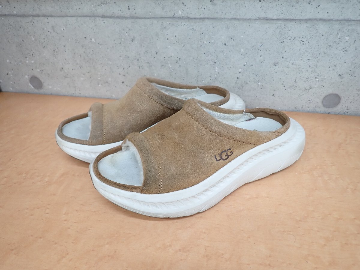 1502R【本物保証】 UGG アグ スウェード サンダル CA805 V2 slide USA7/25cm スライドサンダル スリッポン 靴
