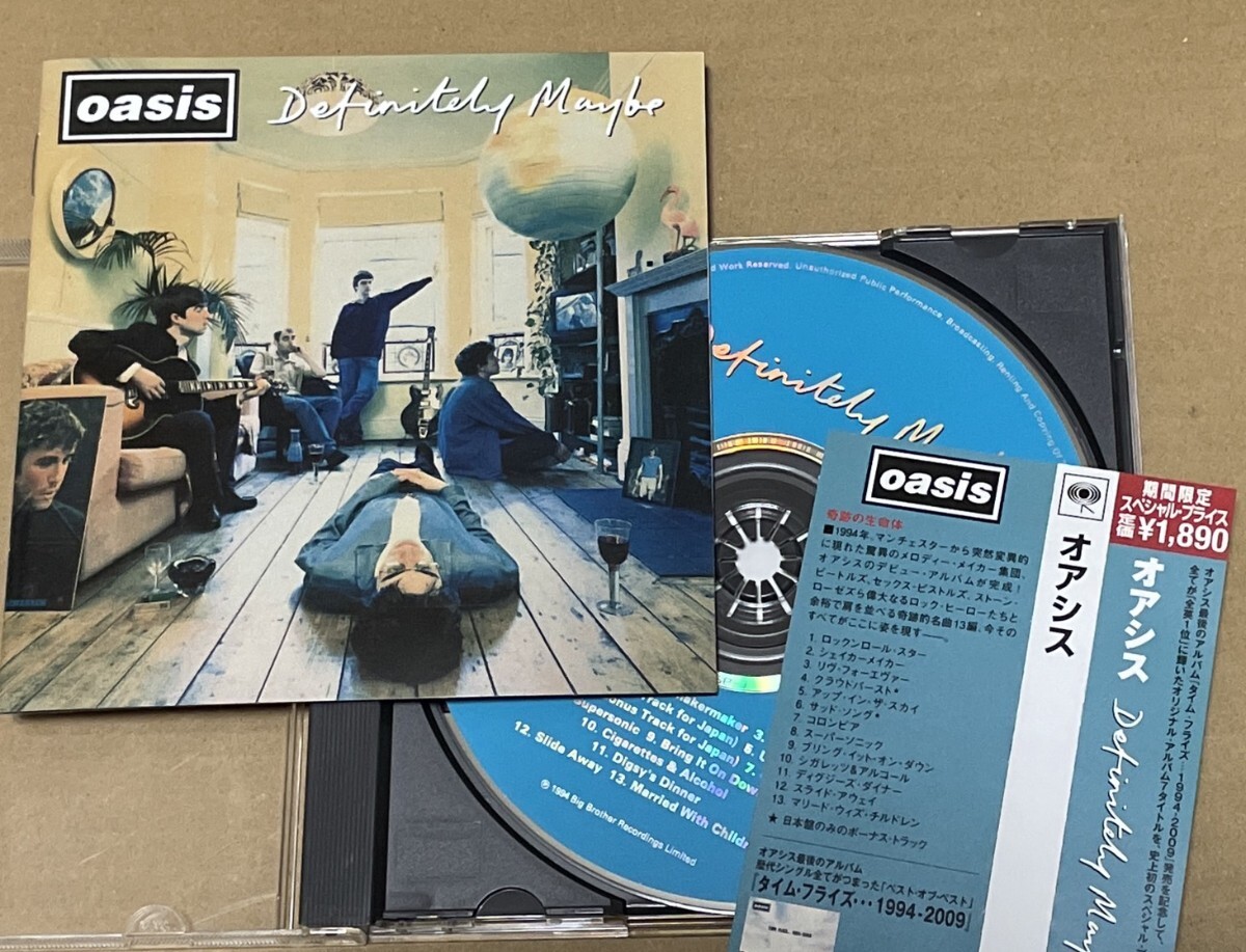 送料込 Oasis - Definitely Maybe 国内盤CD / オアシス / SICP2810