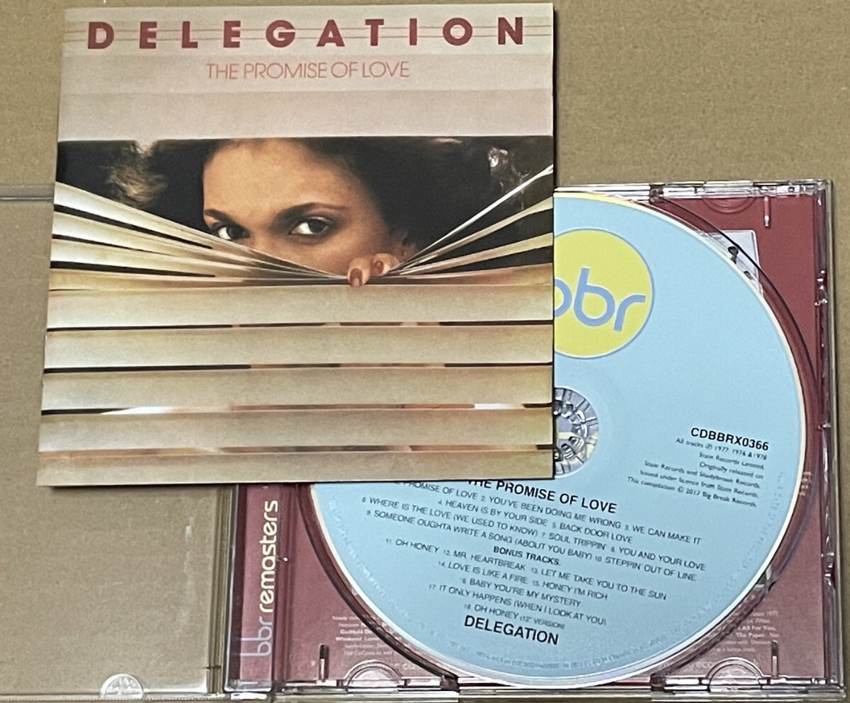 送料込 Delegation - The Promise Of Love 輸入盤CD / CDBBRX0366
