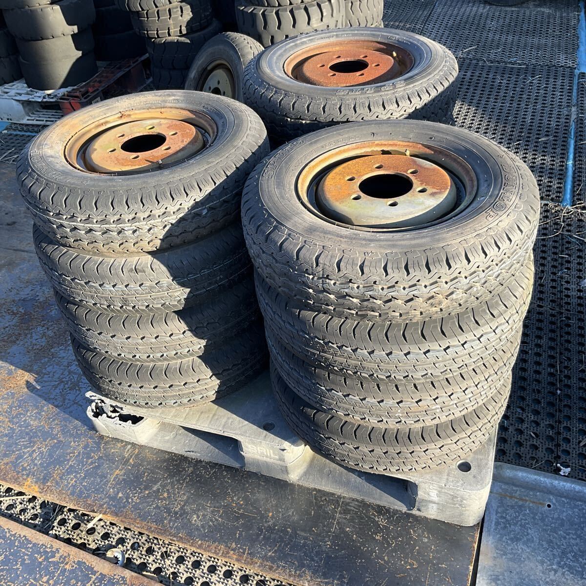 ダンロップ　SP LT5 165R13 8P.R. LT 12本セット　未使用