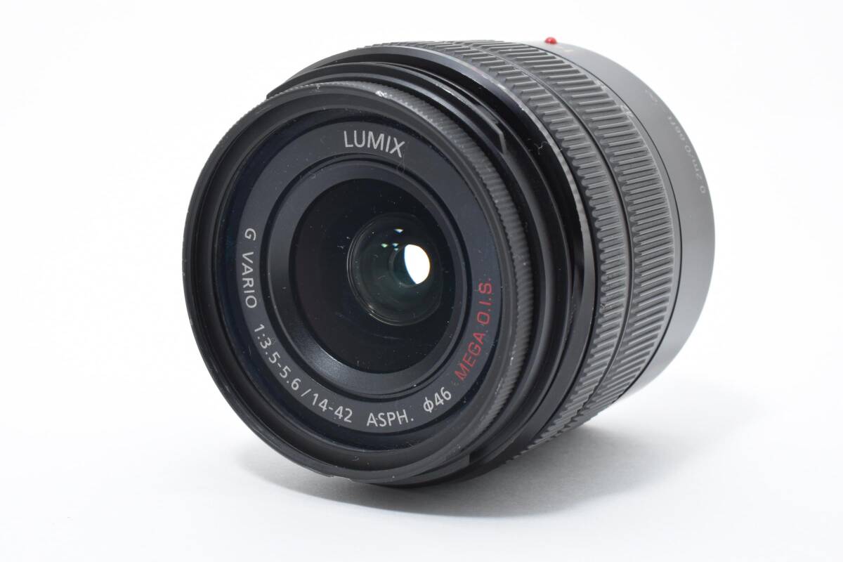 ★訳あり大特価★ パナソニック Panasonic LUMIX G VARIO 14-42mm F3.5-5.6 II ASPH. MEGA O.I.S. H-FS1442A　　58-68#61 #7664