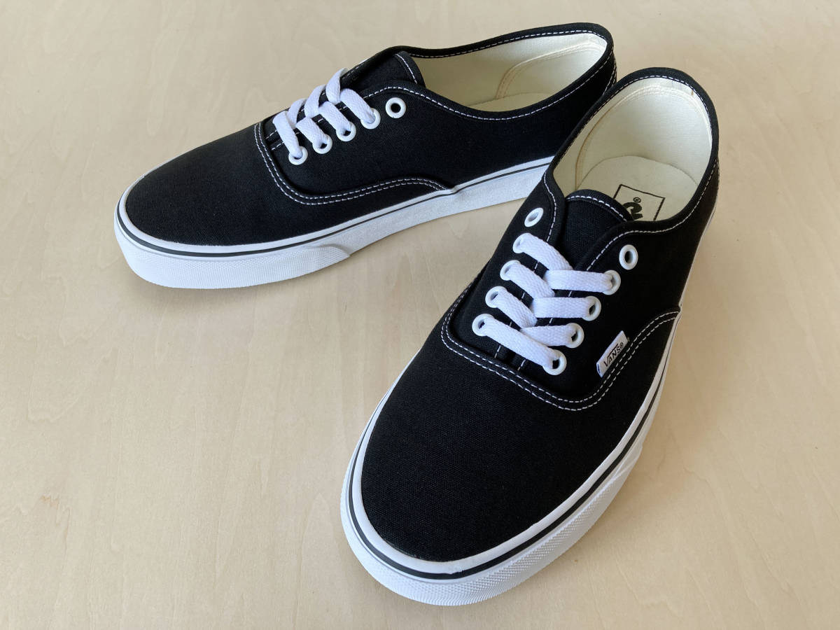【ラスト1点】30cm バンズ オーセンティック VANS AUTHENTIC BLACK/WHITE US12/30cm VN000EE3BLK