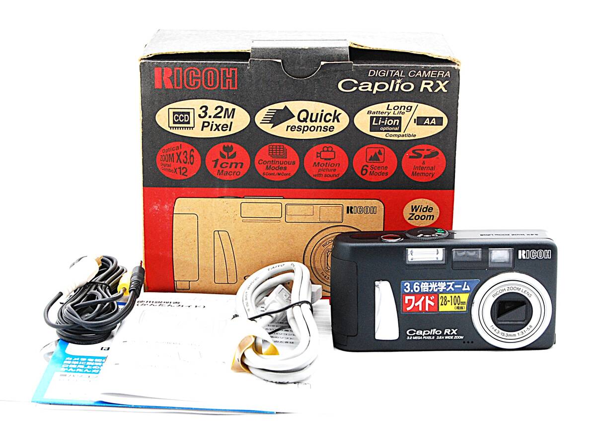 【外装美品】RICOH Caplio RX 電池仕様 動作確認済 18939111