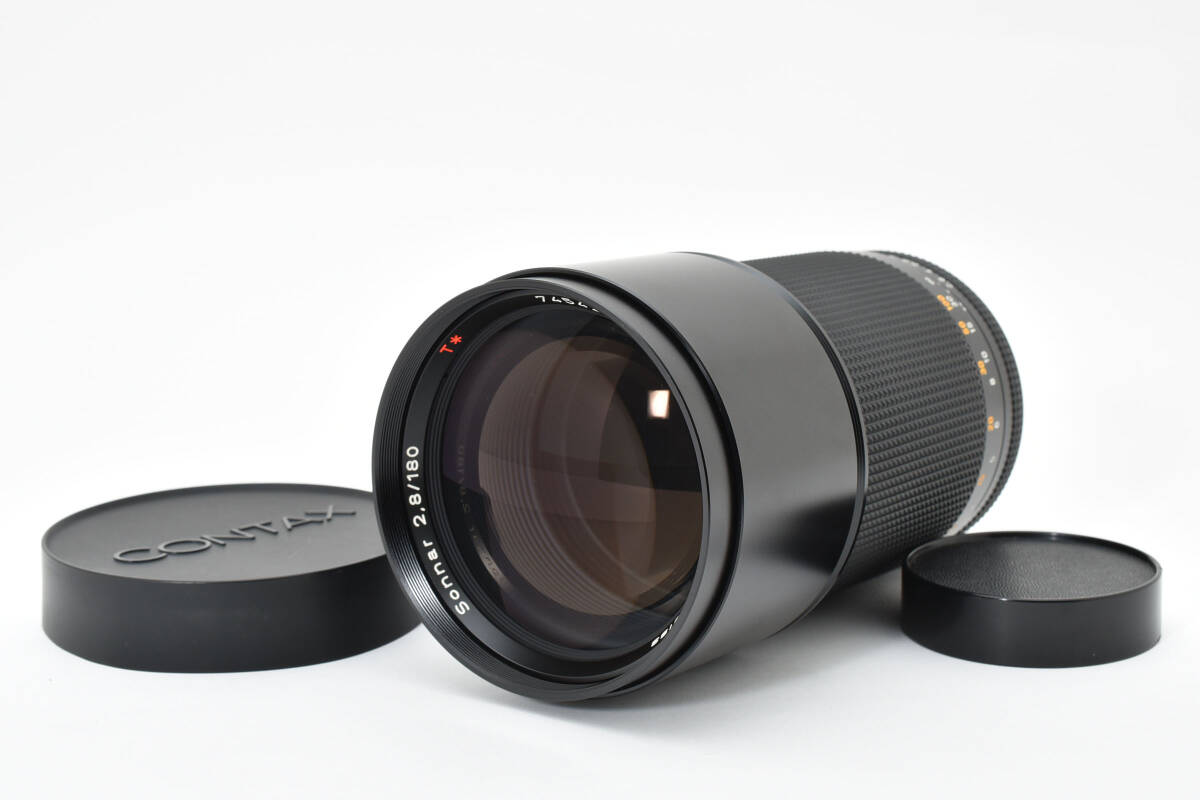 ★極上美品★ Contax Carl Zeiss Sonnar T* 180mm F2.8 MMJ Lens for CY Mount コンタックス マニュアル レンズ