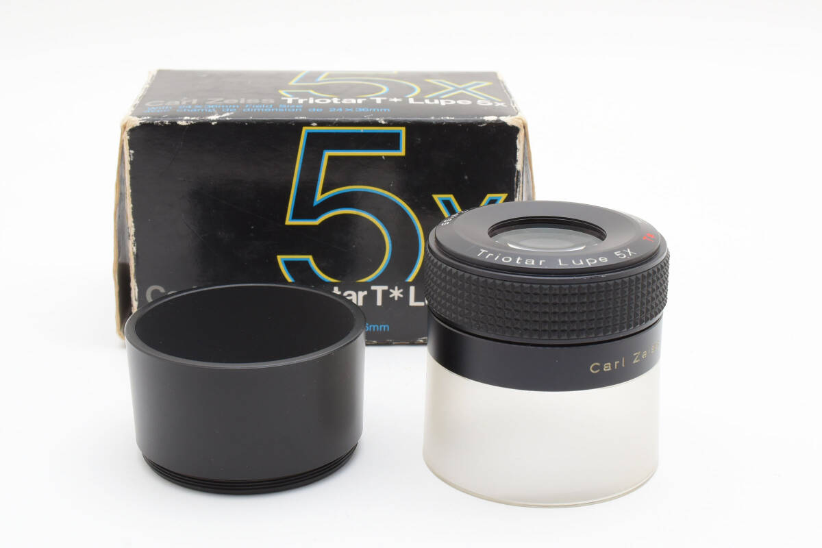 美品★カールツァイス Carl Zeiss Triotar T* Lupe 5x 元箱付き