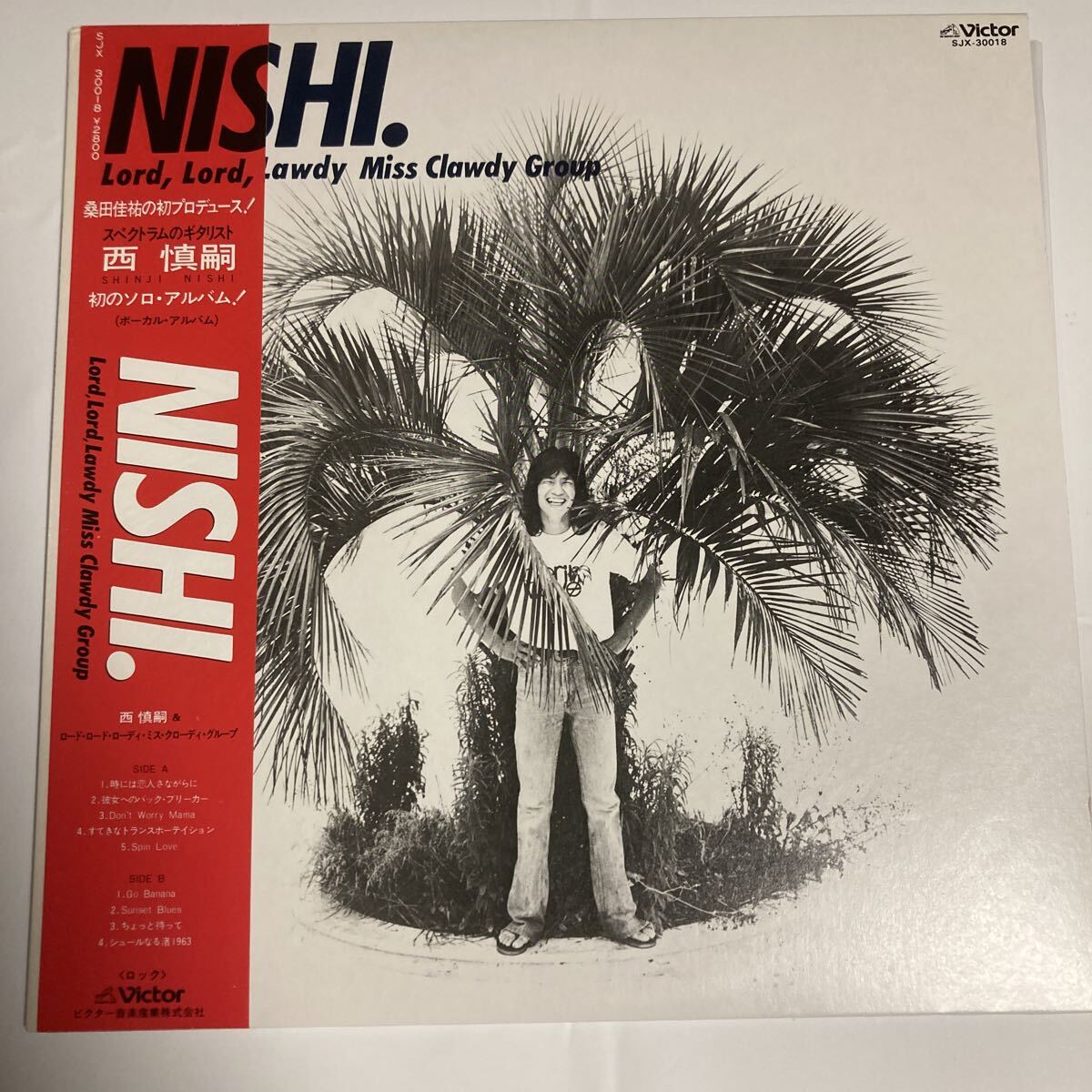 ［日本盤］ 帯付 西慎嗣 NISHI 西慎嗣&ロードロードローディミスクローディグループ SJX-30018 スペクトラム 桑田佳祐/2-0048