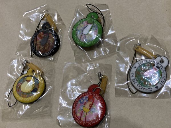 カオスヘッド　ゲロカエルん　クリーナーストラップ　5種セット