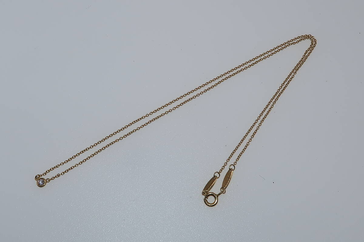 ★☆TIFFANY&Co. ティファニー K18/750 ダイヤモンド ネックレス ☆★