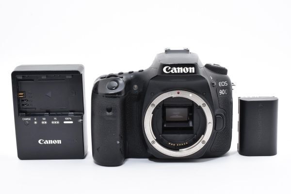 ★動作良好★ キヤノン Canon EOS 90D デジタル一眼 バッテリー・充電器付 #AL036-1/FB ★
