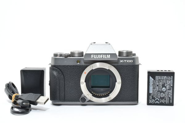★良品★ フジフイルム FUJIFILM X-T100 ミラーレス #BA024/1464 ★