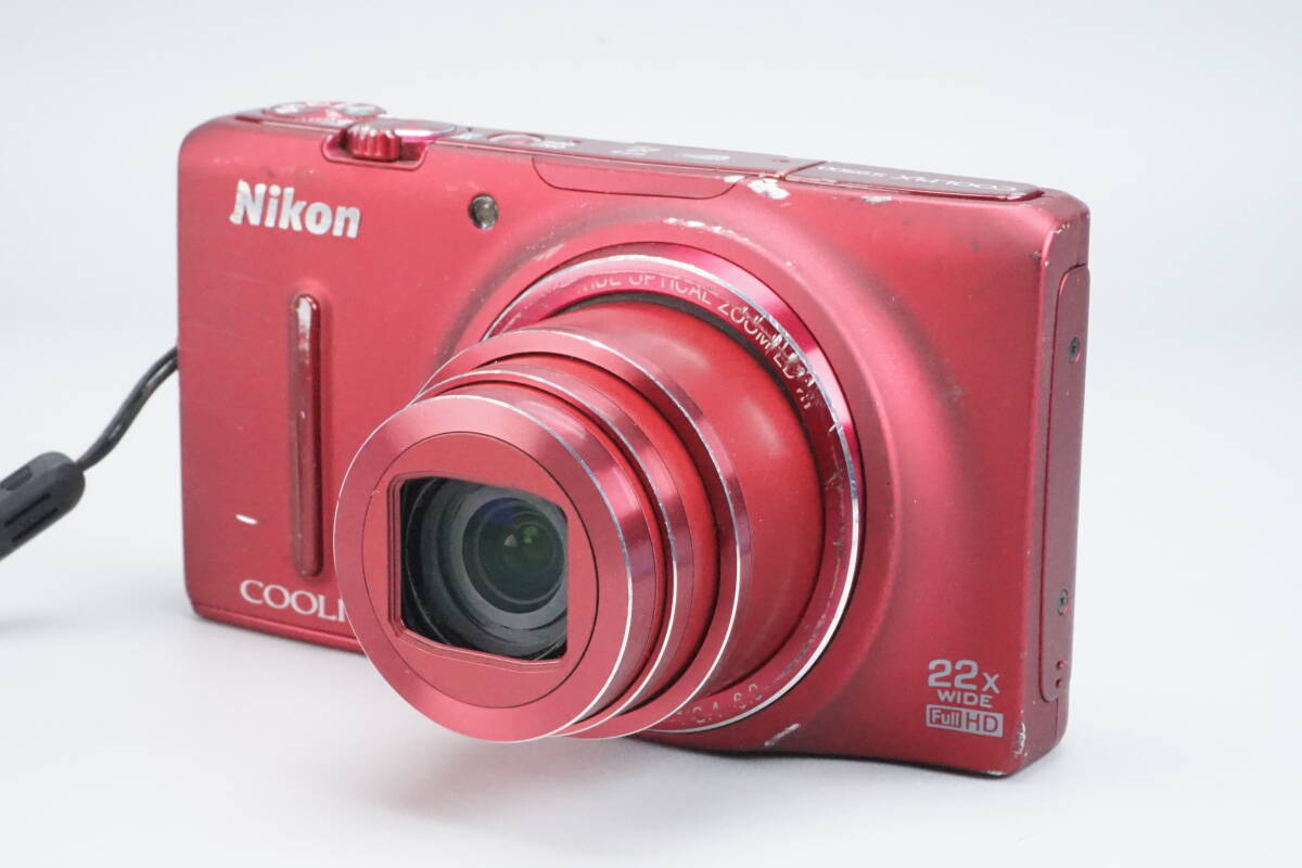 ★現状品★ Nikon COOLPIX S9500 レッド コンパクトデジタルカメラ