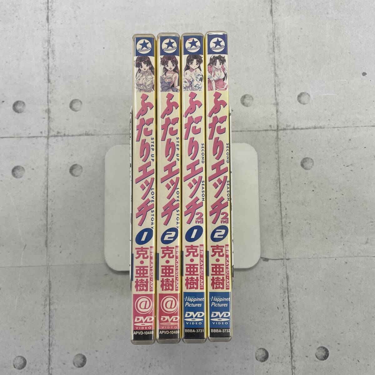 ふたりエッチ (全2巻) + 2nd (全2巻/EPISODE.2は新品未開封)　計4本セット　克・亜樹　※TA2-123